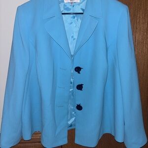 Elegant Blue Women's Blazer